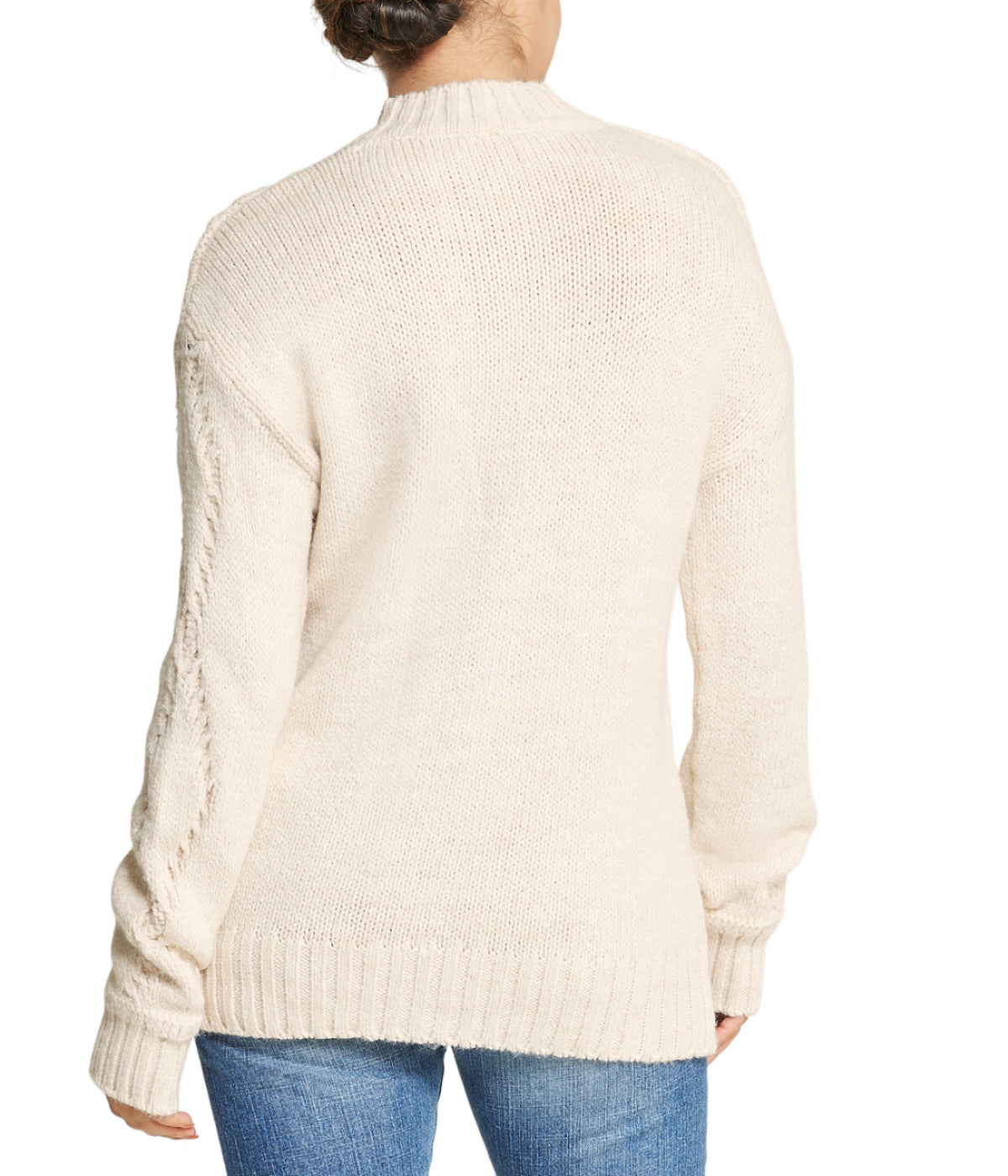 Miss Poeym Cable Pullover Sweater - Natural - Bonton