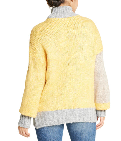 Color Block Tunic Sweater