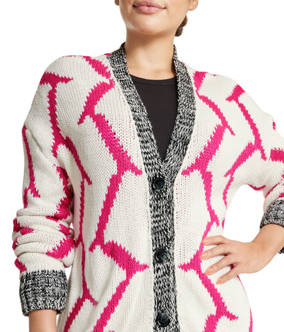 Mixed Media Cardigan
