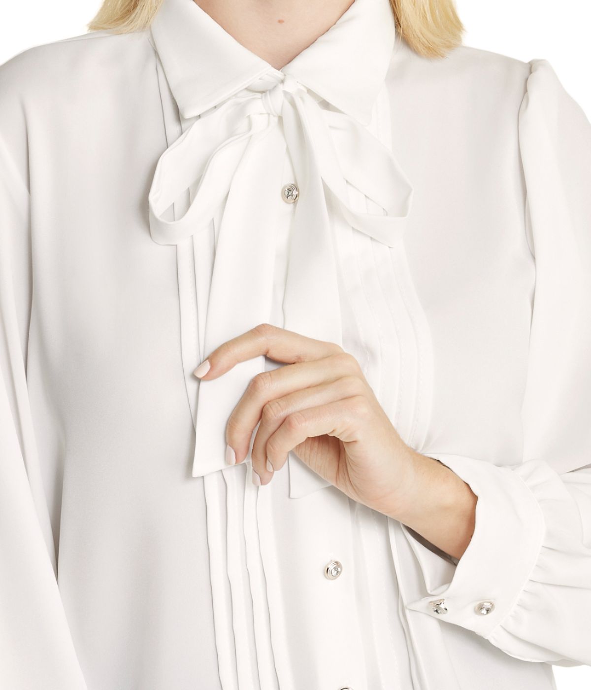  Miss Selen Tie Top Button Down - Beige - Bonton
