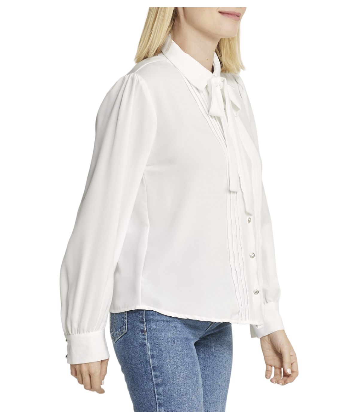  Miss Selen Tie Top Button Down - Beige - Bonton