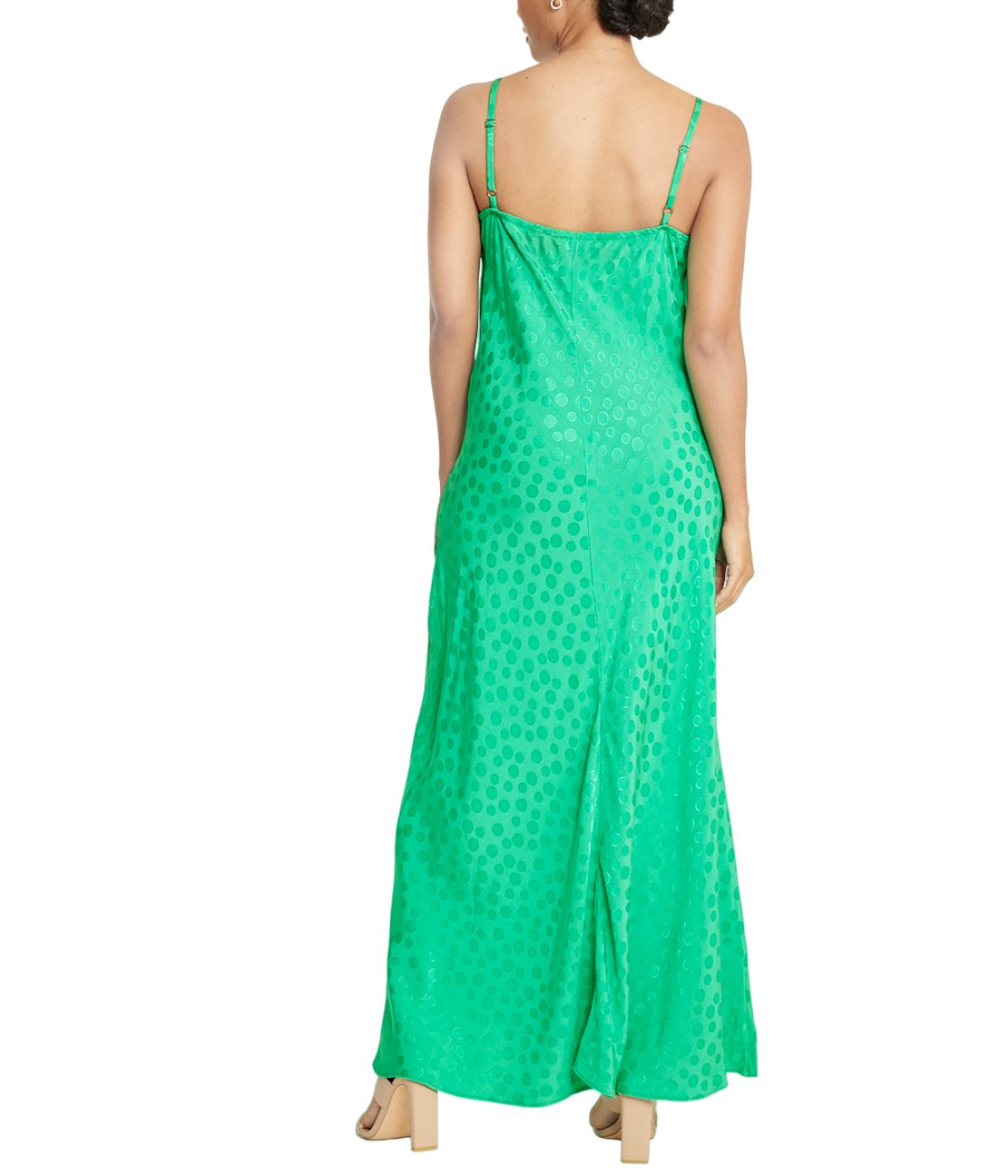  Cream & Rouge Tonal Patterned Charmeuse Dress - Black - Bonton
