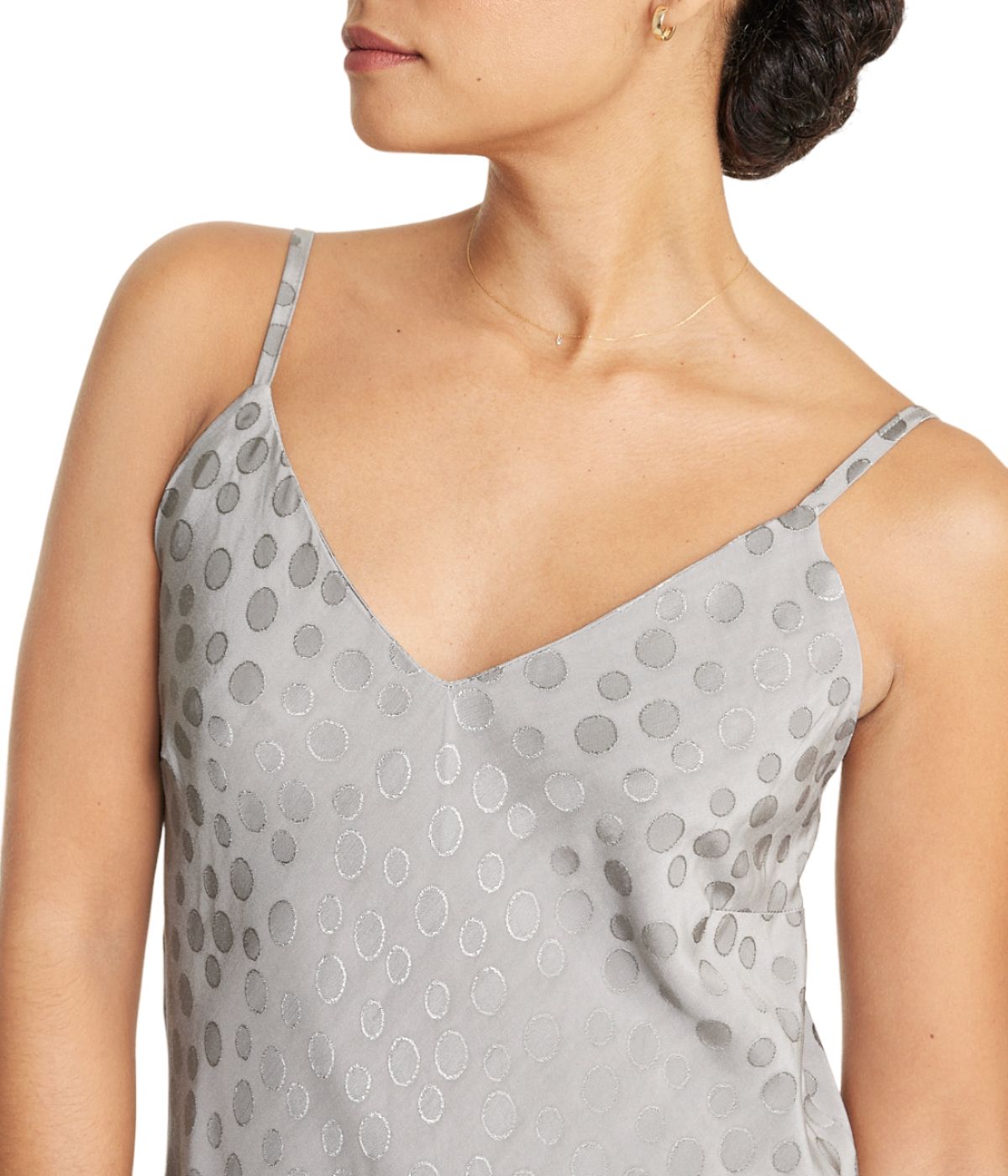  Cream & Rouge Tonal Patterned Charmeuse Dress - Black - Bonton