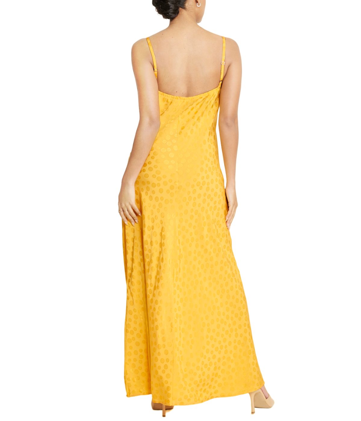  Cream & Rouge Tonal Patterned Charmeuse Dress - Black - Bonton