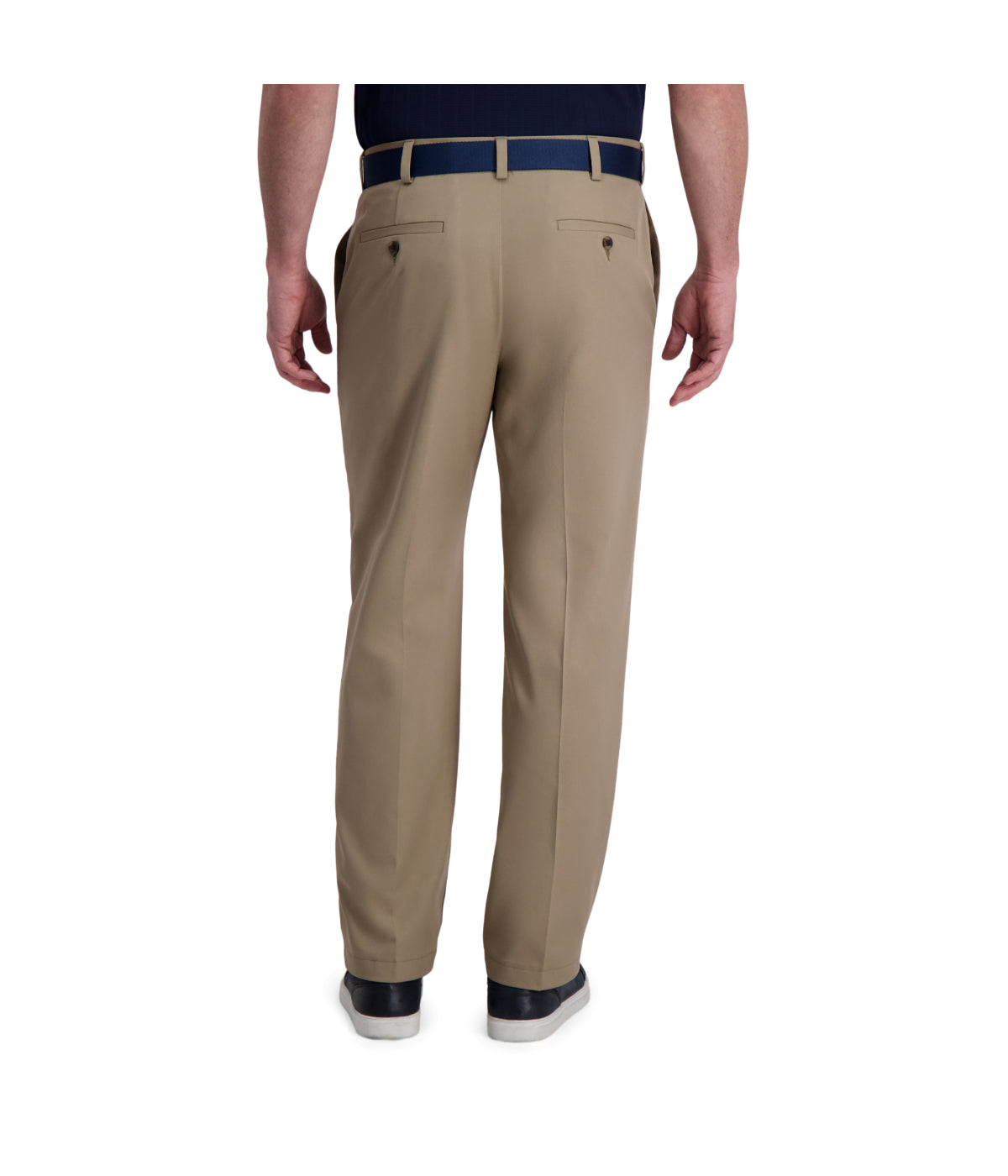  Haggar Haggar Men's Cool Right Performance Flex Classic Fit Pant Khaki Heather - Khaki Heather - Bonton