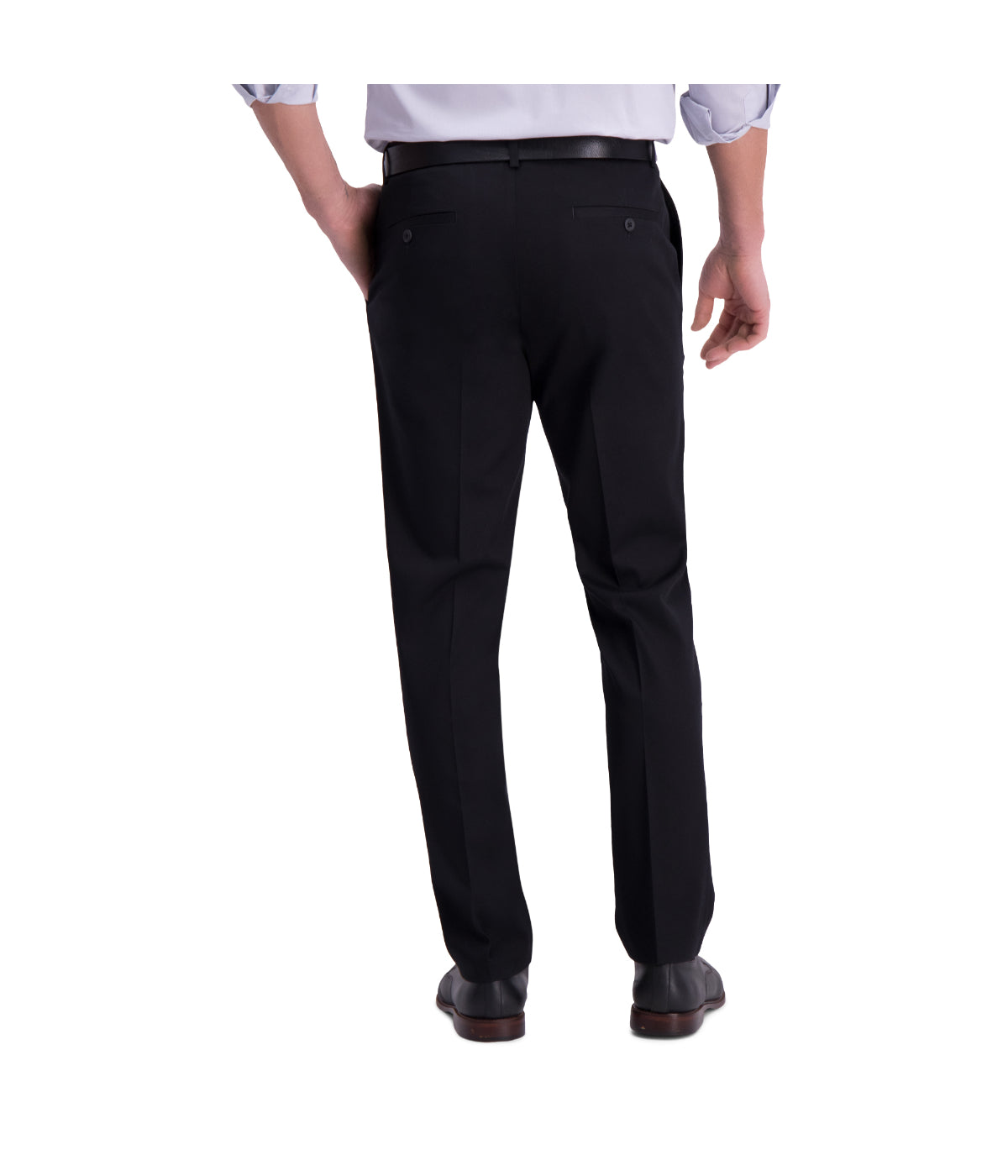  Haggar Haggar Men's Iron Free Premium Khaki-Slim/Straight Fit Black - Black - Bonton