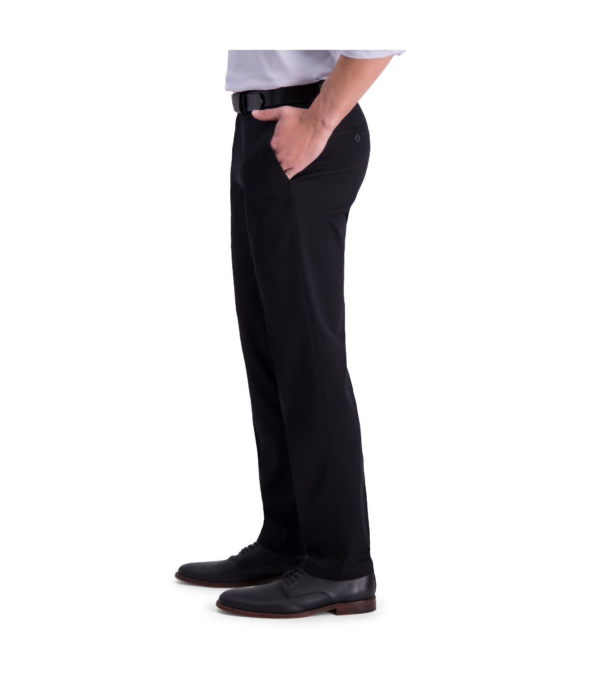  Haggar Haggar Men's Iron Free Premium Khaki-Slim/Straight Fit Black - Black - Bonton