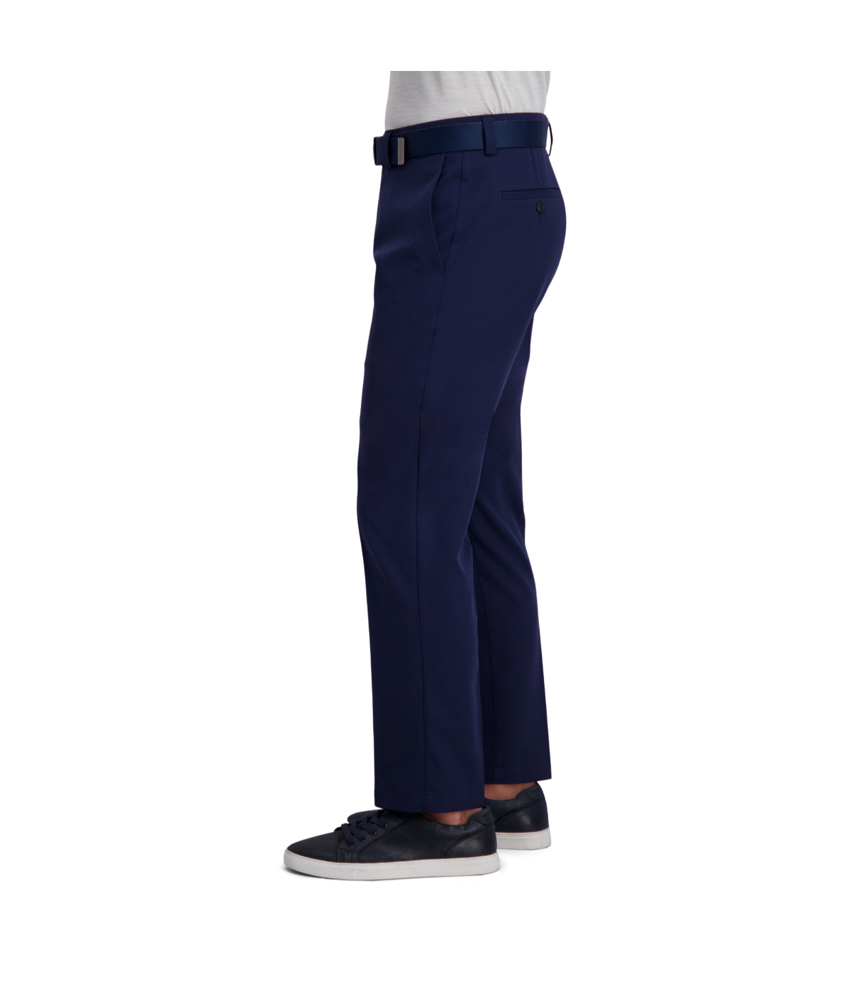  Haggar Haggar Men's Cool Right Performance Flex Pant-Straight Fit Midnight - Midnight - Bonton