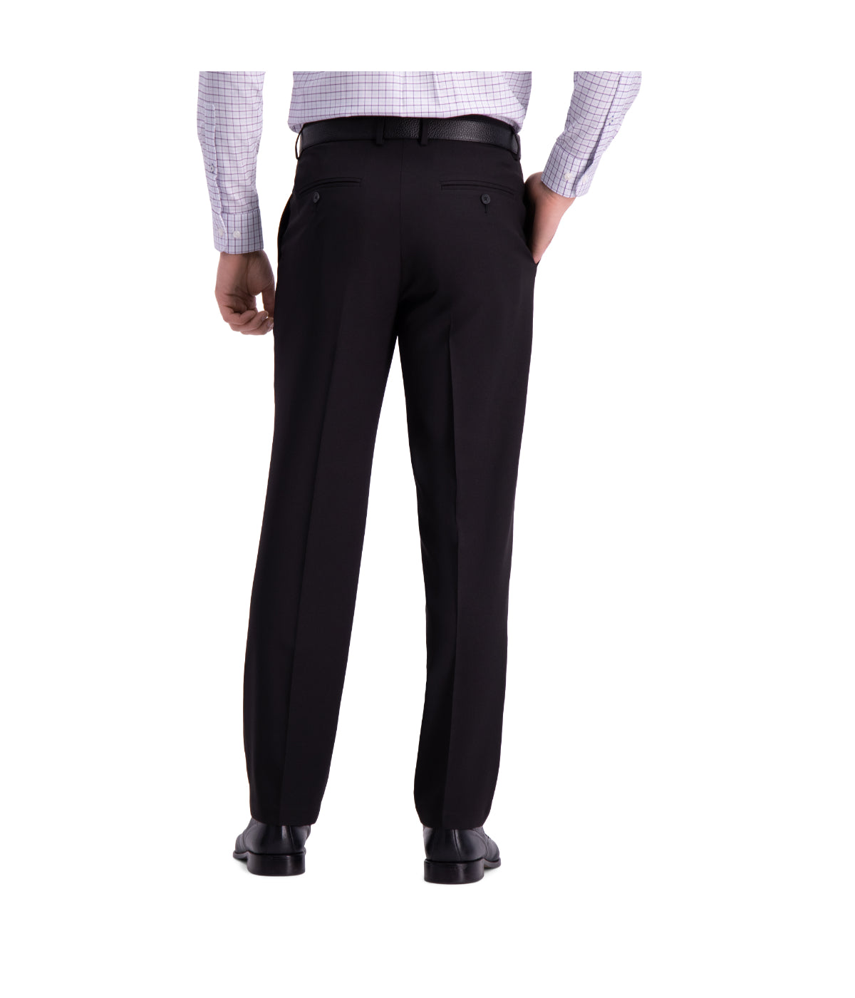  Haggar Haggar Men's Premium Comfort Dress Pant-Straight Fit Black - Black - Bonton