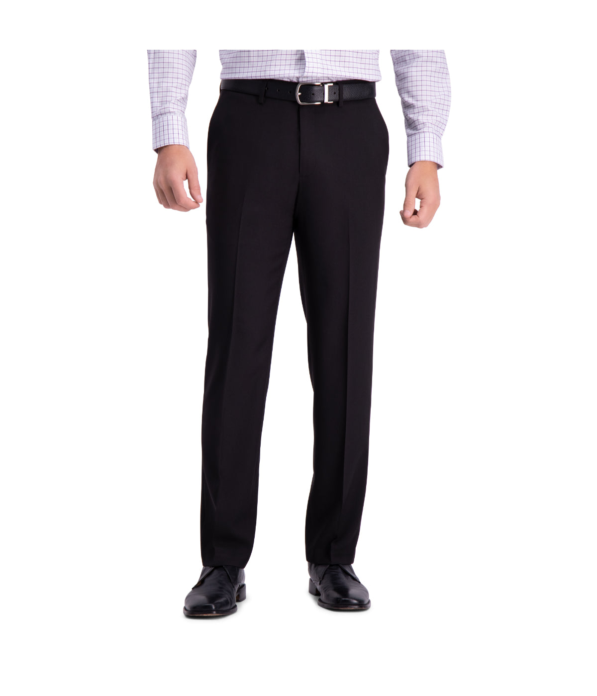  Haggar Haggar Men's Premium Comfort Dress Pant-Straight Fit Black - Black - Bonton