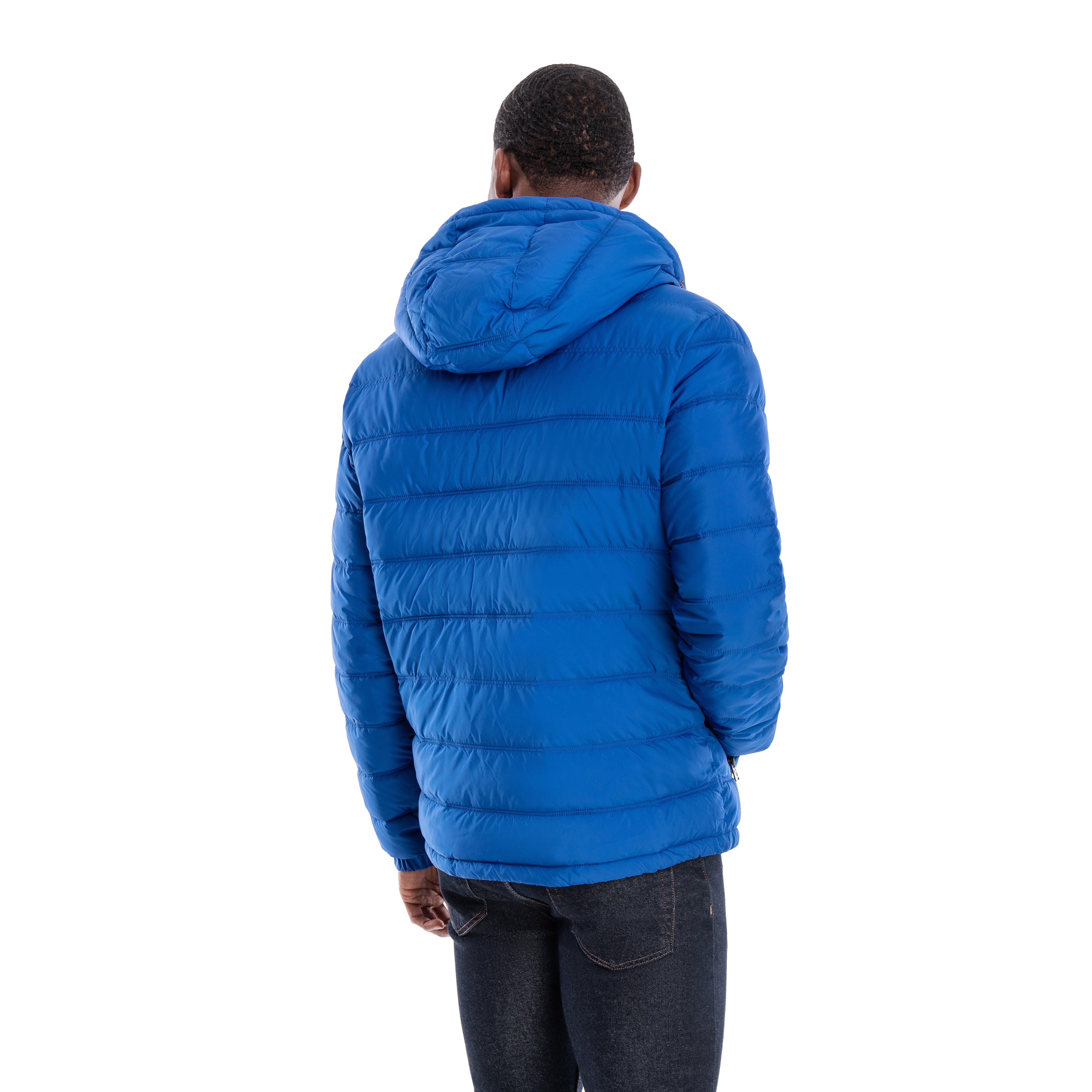  London Fog Qulited Hooded Packable Puffer Royal - Royal - Bonton