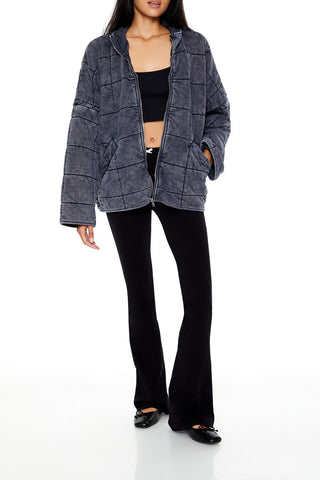 Quilted Zip-Up Jacket