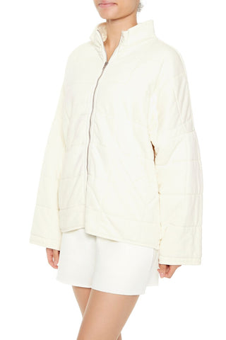 Quilted Zip-Up Jacket