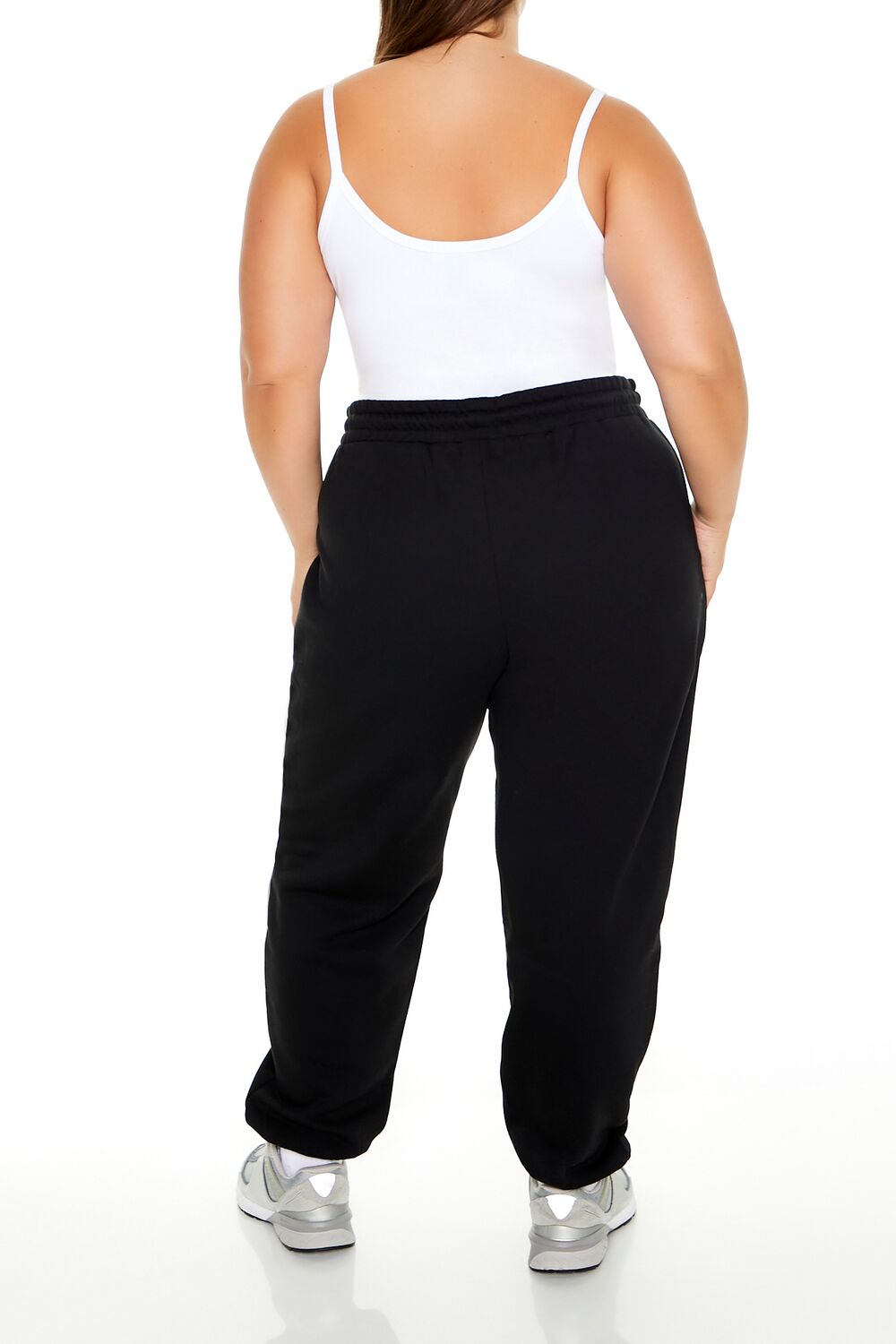  Forever 21 Plus Size Fleece Joggers - rose - Bonton