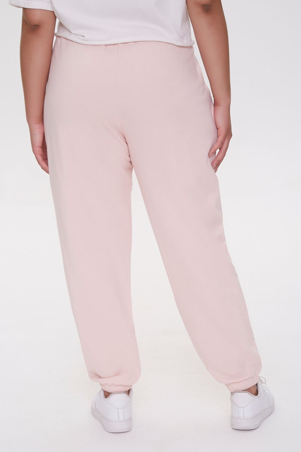  Forever 21 Plus Size Fleece Joggers - rose - Bonton