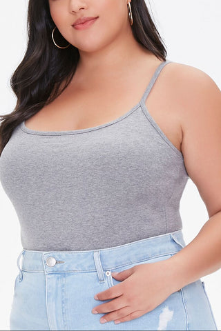 Plus Size Basic Cami Bodysuit