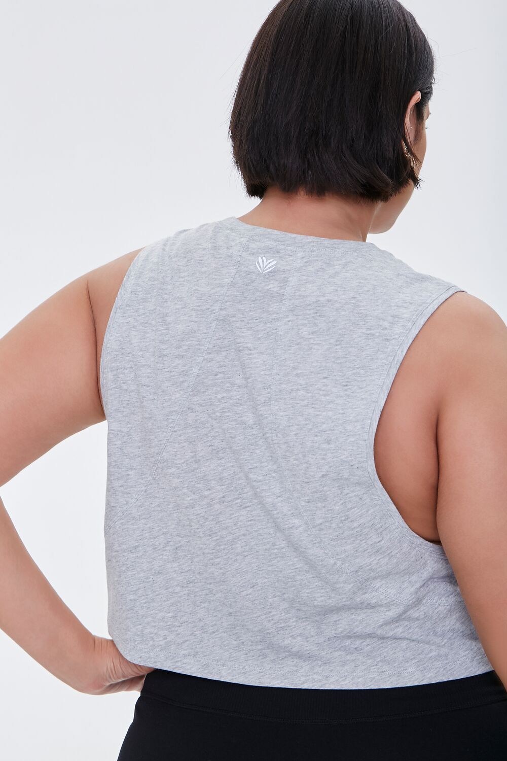  Forever 21 Plus Size Active Muscle Tee - heather grey - Bonton