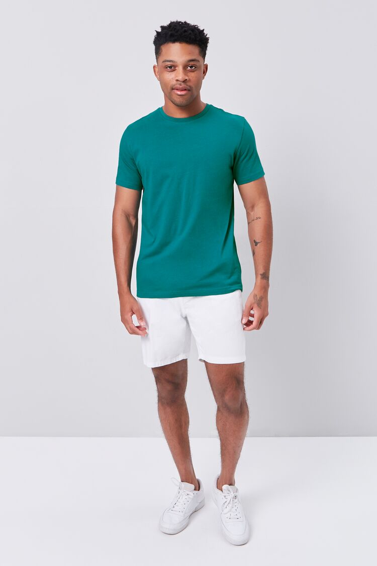  Forever 21 Basic Organically Grown Cotton Tee - red - Bonton