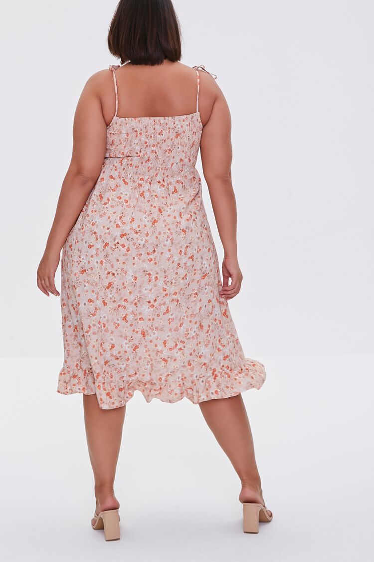  Forever 21 Plus Size Floral Print Dress - rose-multi-swatch - Bonton
