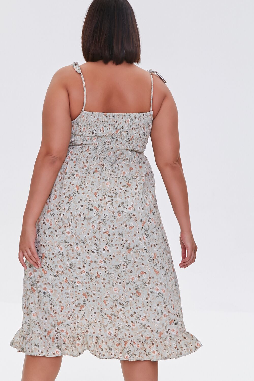  Forever 21 Plus Size Floral Print Dress - rose-multi-swatch - Bonton