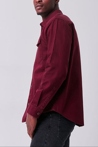 Long Sleeve Dual-Pocket Shirt