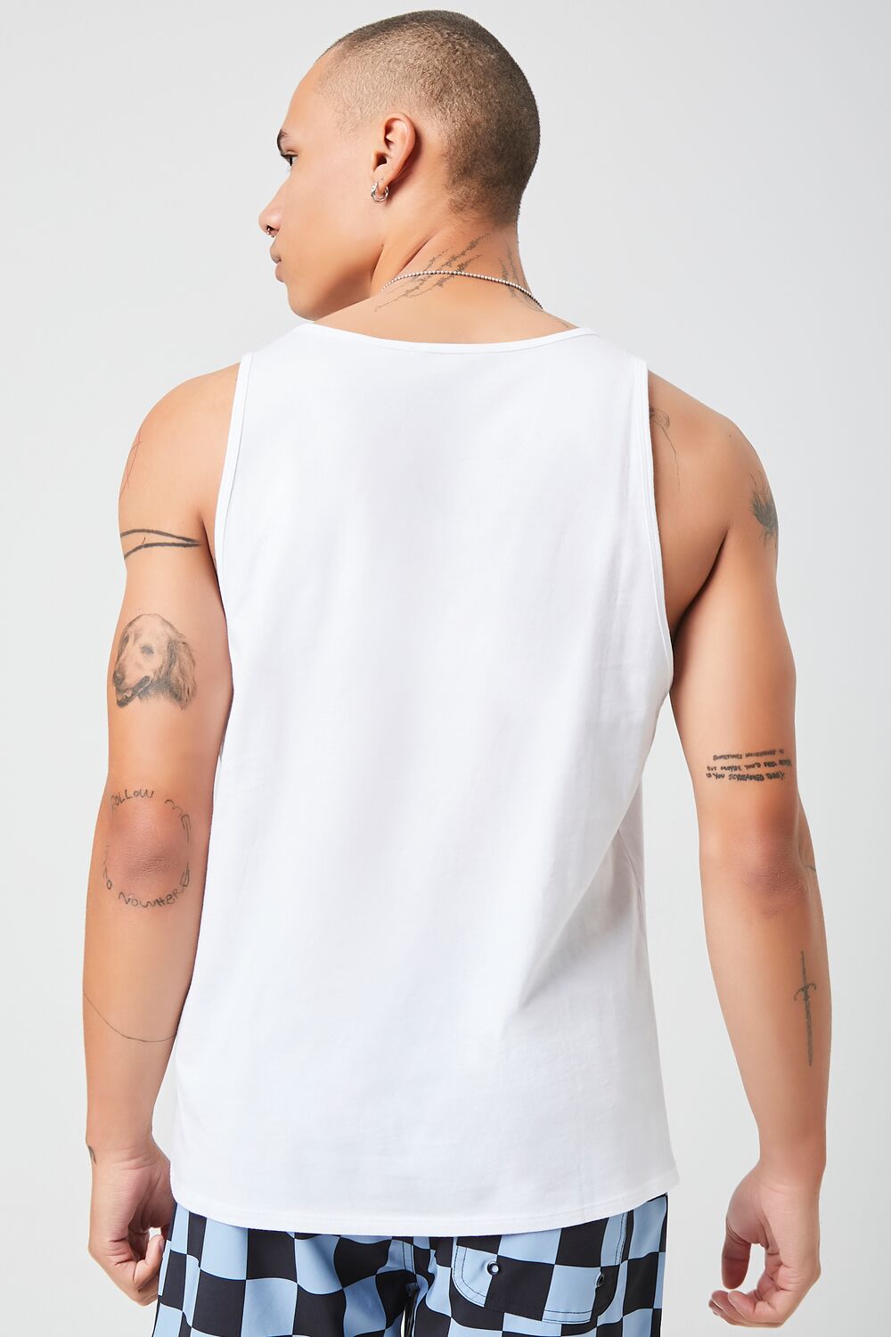 Forever 21 Basic Scoop-Neck Tank Top - black - Bonton