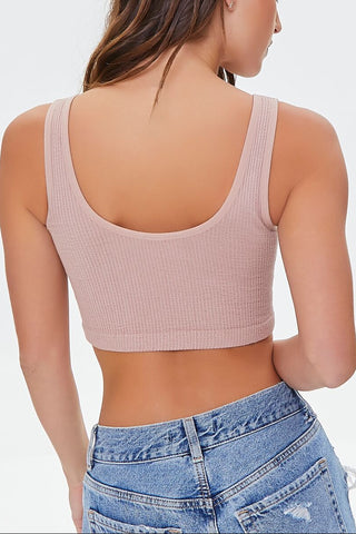 Ribbed Seamless Bralette