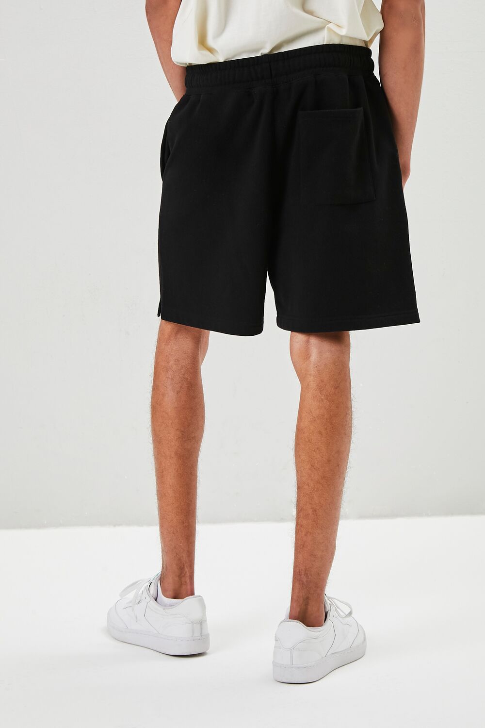  Forever 21 Basic Drawstring Shorts - black - Bonton