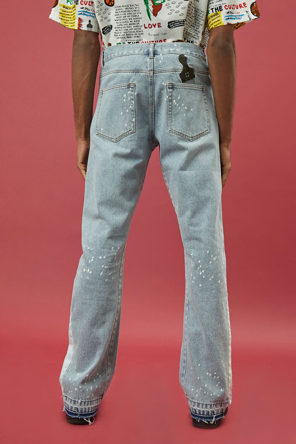  Forever 21 Ron Bass Embroidered Jeans - light-denim-multi - Bonton