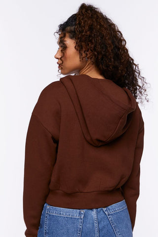 Basic Fleece Zip-Up Hoodie