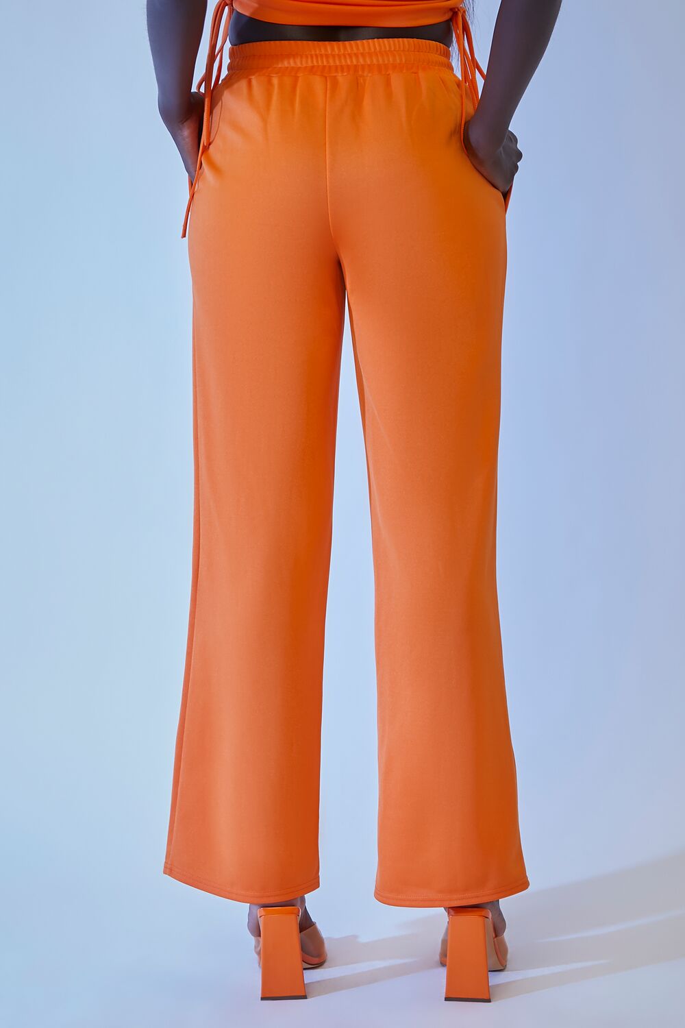  Forever 21 FUBU Mesh Track Pants - orange-multi - Bonton