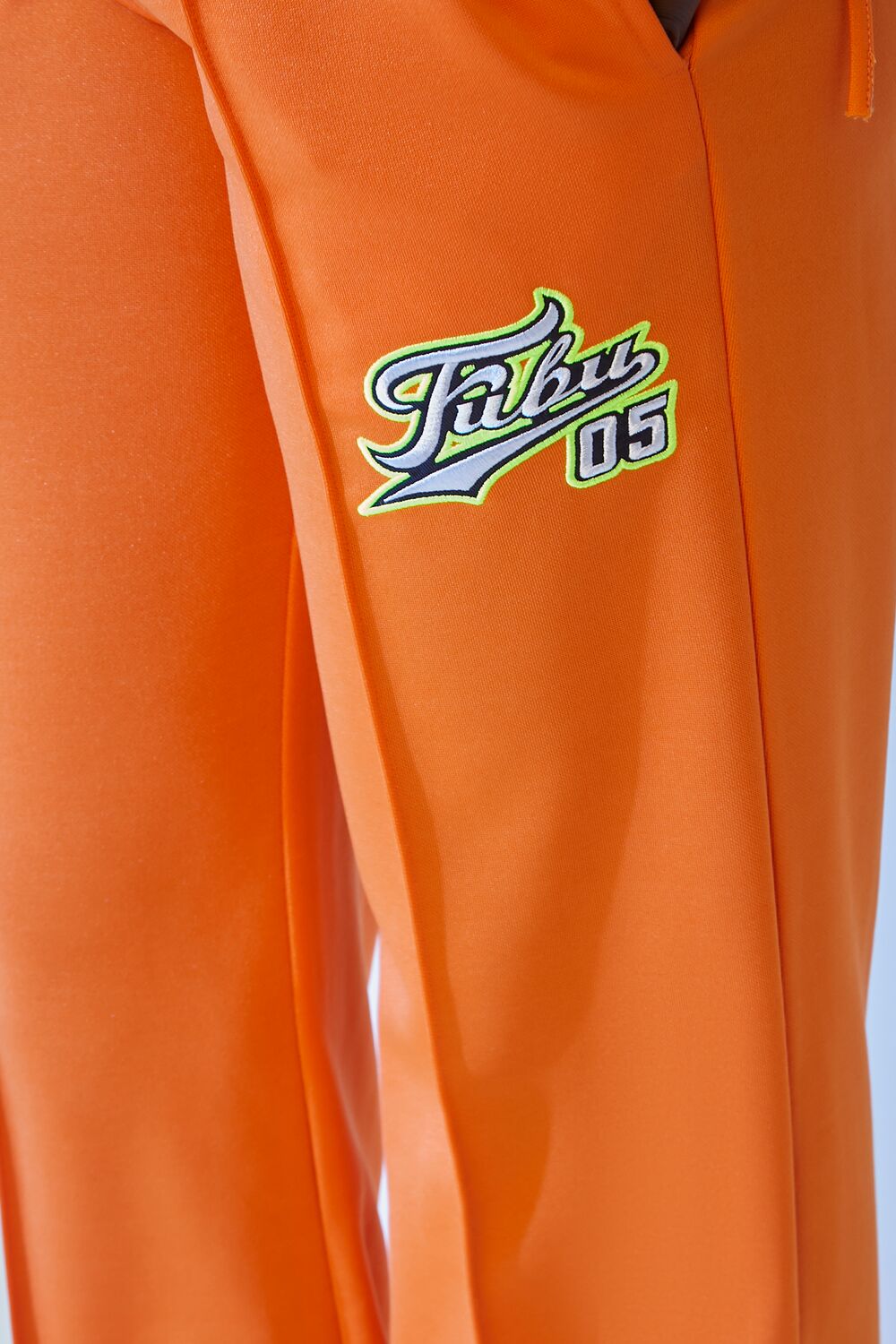  Forever 21 FUBU Mesh Track Pants - orange-multi - Bonton