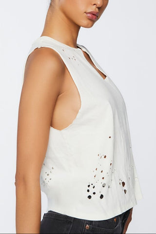 Distressed Muscle Tee