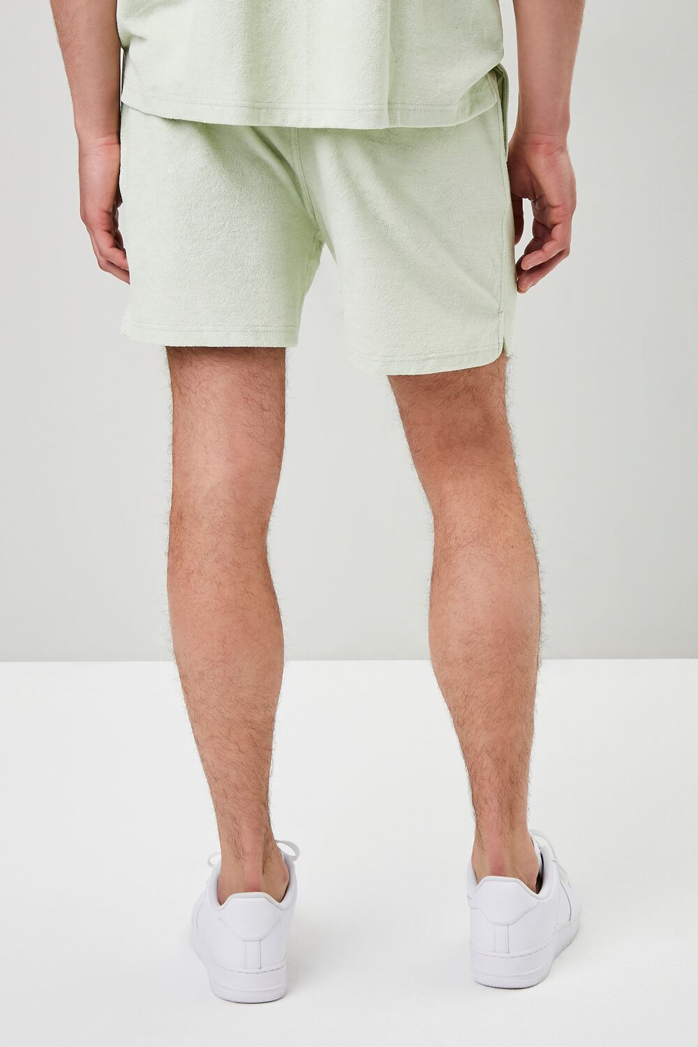  Forever 21 Embroidered Casbah Palace Shorts - mint-white - Bonton