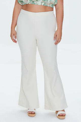 Plus Size High-Rise Flare Pants