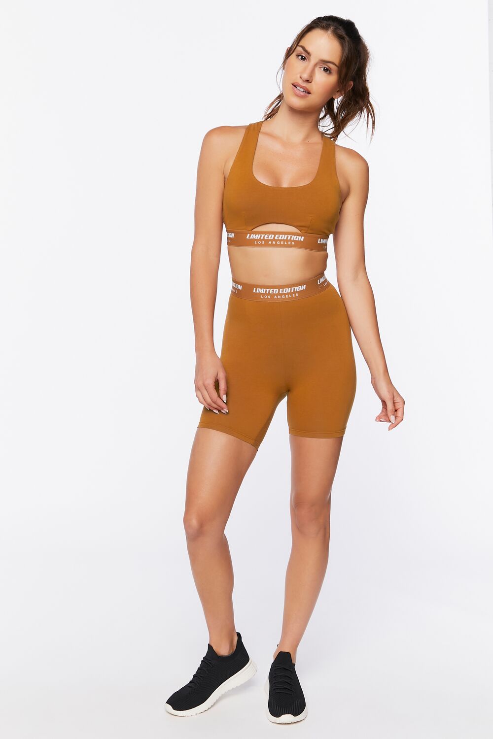  Forever 21 Limited Edition Longline Sports Bra - toffee - Bonton