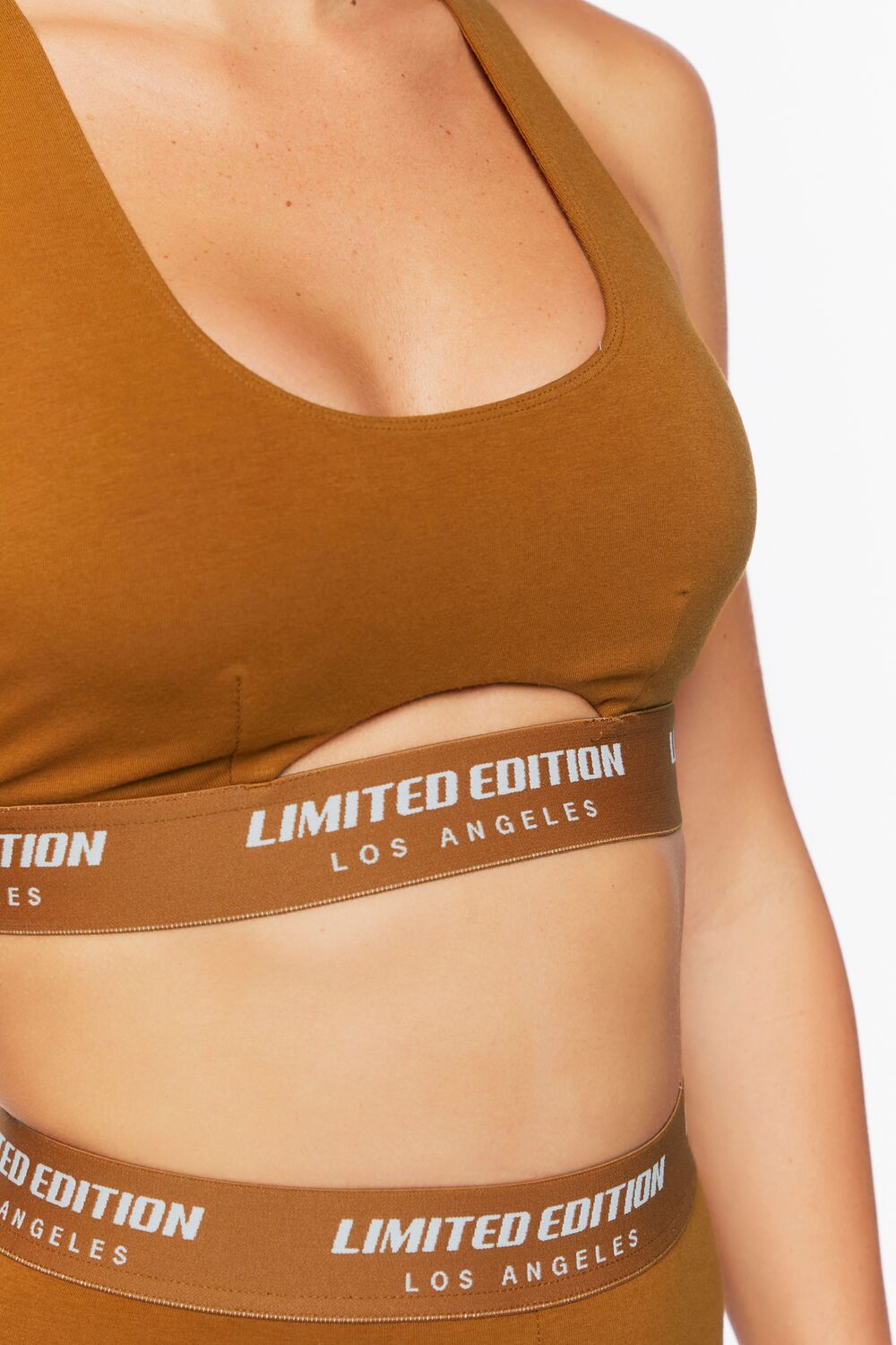  Forever 21 Limited Edition Longline Sports Bra - toffee - Bonton