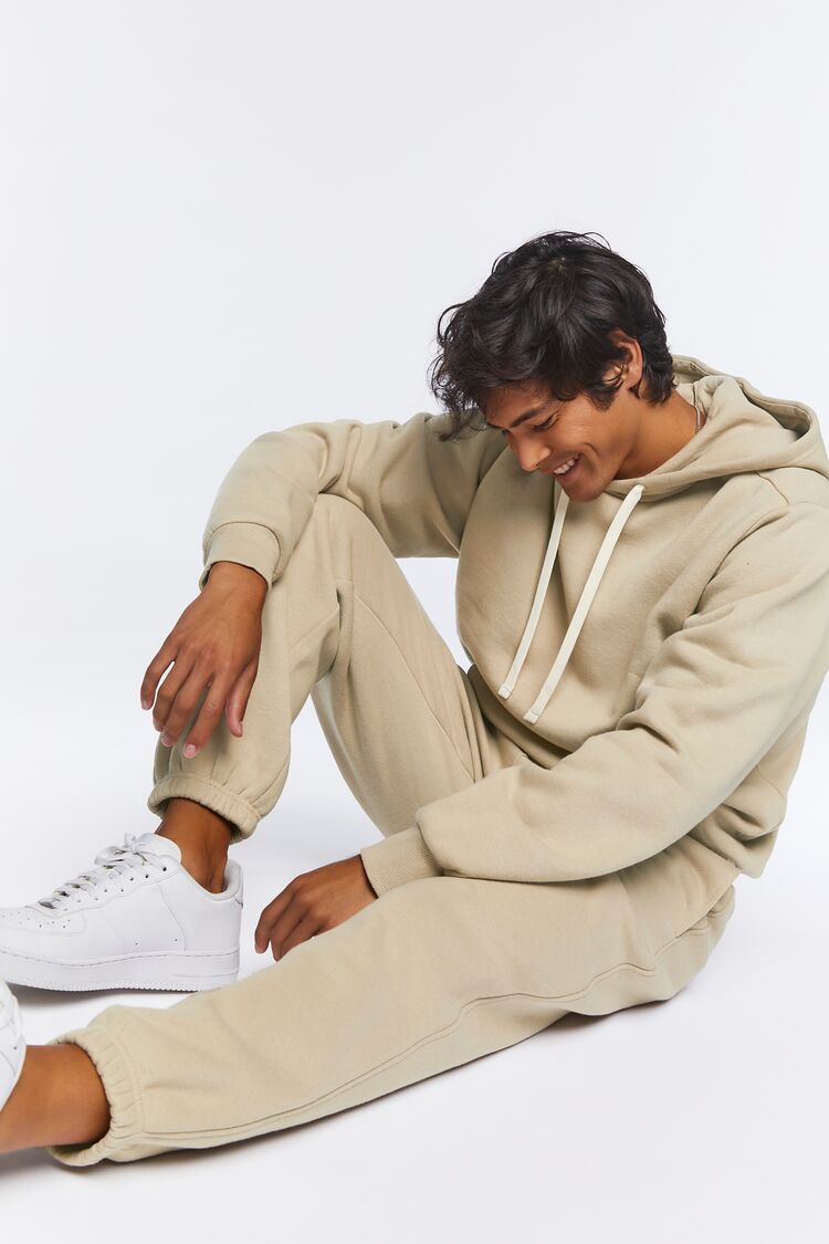  Forever 21 Basic Drawstring Hoodie - dark brown - Bonton