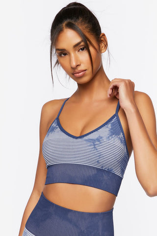 Seamless Longline Tie-Dye Sports Bra