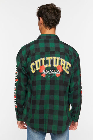 Culture Graphic Plaid Shirt