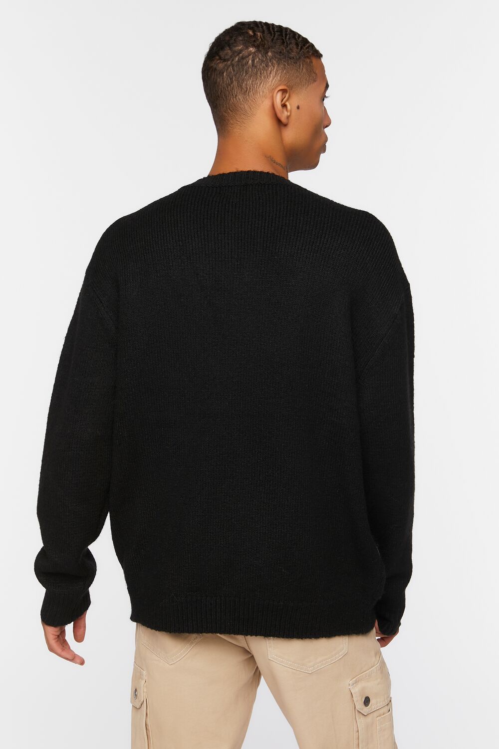  Forever 21 Wildlife Graphic Pullover - black white - Bonton