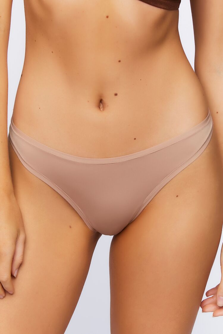  Forever 21 Mid-Rise Bikini Panties - black - Bonton