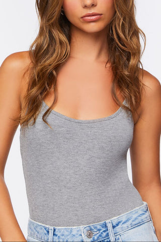 Ribbed Cami Bodysuit