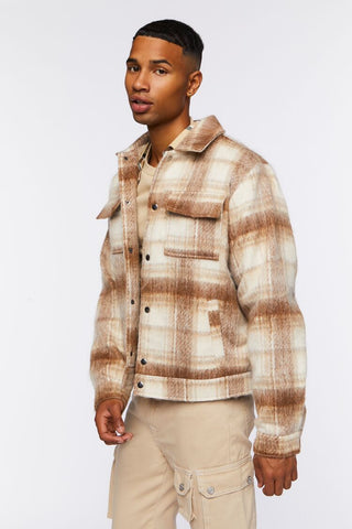 Plaid Bomber Jacket