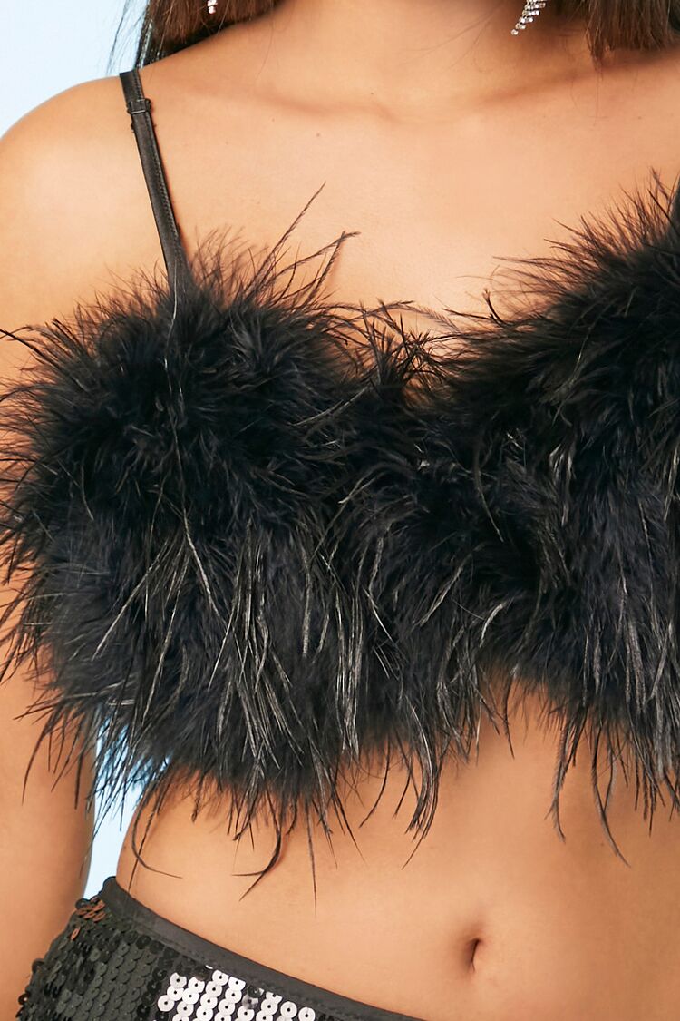  Forever 21 Feather Cropped Cami - emerald - Bonton