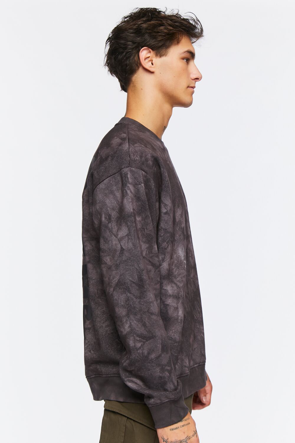  Forever 21 Hope For The Best Acid Wash Pullover - black black - Bonton