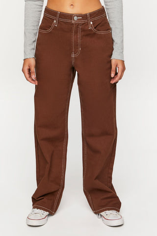 High-Rise Carpenter Dad Jeans