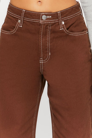 High-Rise Carpenter Dad Jeans