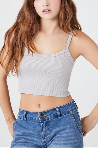 Seamless Mineral Wash Cropped Cami