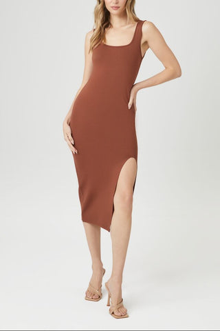 Ponte Knit Midi Tank Dress